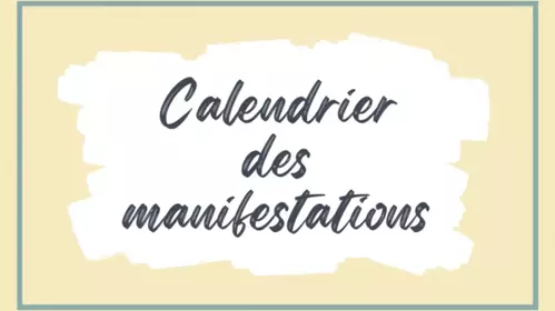 Calendrier des manifestations 2025